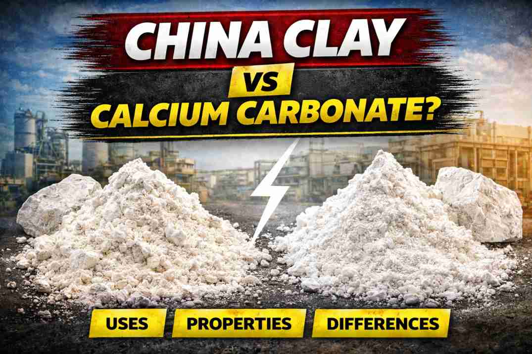 China Clay vs Calcium Carbonate