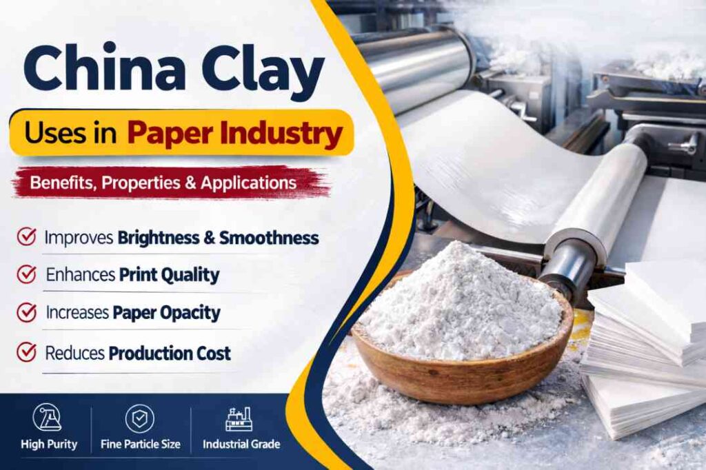 China clay in paper production